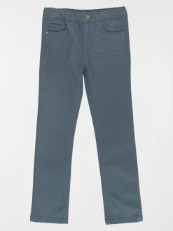 Pantalon slim ardoise garçon (3-12A)