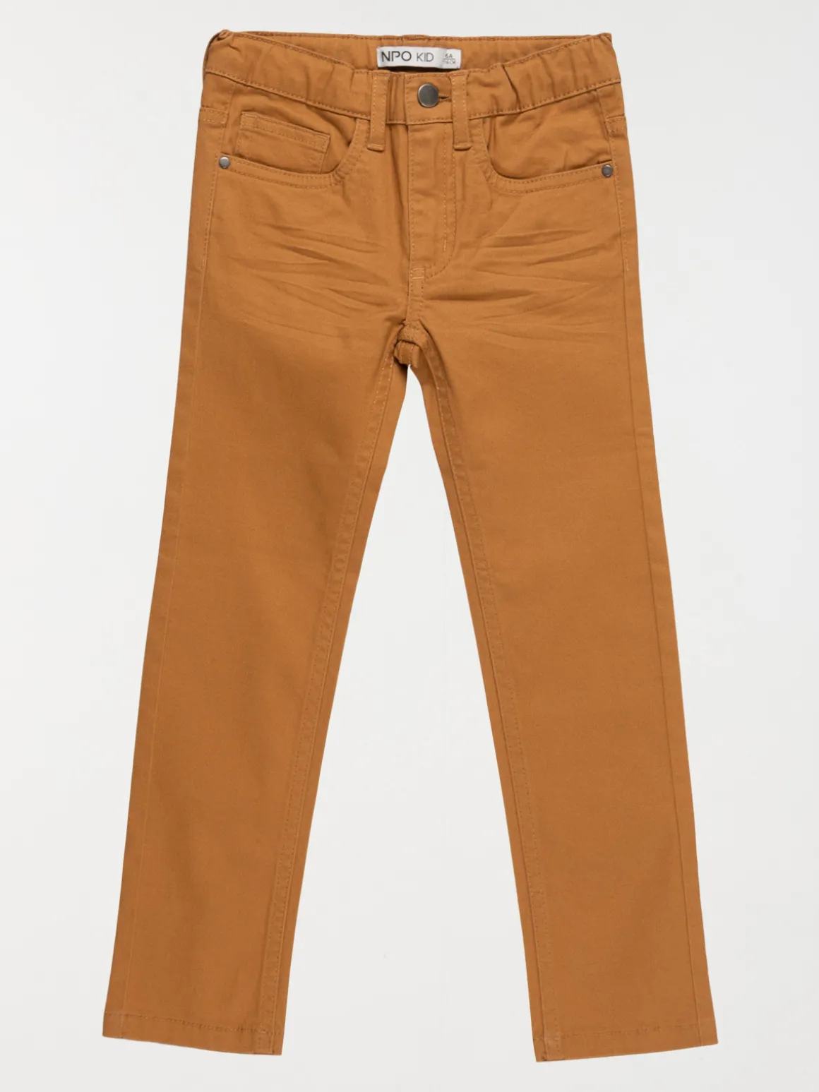 Pantalon slim camel garçon (3-12A)