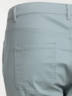 Pantalon slim glaise grande taille femme