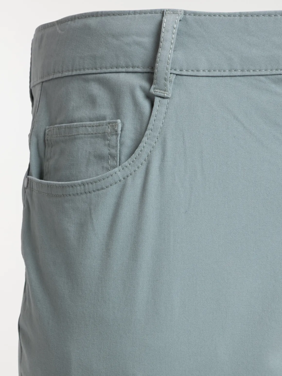 Pantalon slim glaise grande taille femme
