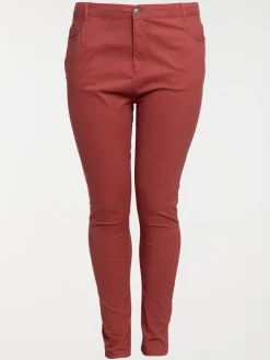 Pantalon slim grande taille femme