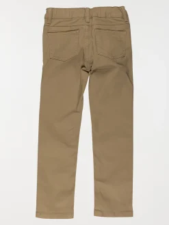 Pantalon slim lin grisé garçon (3-8A)