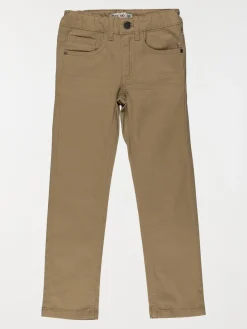 Pantalon slim lin grisé garçon (3-8A)