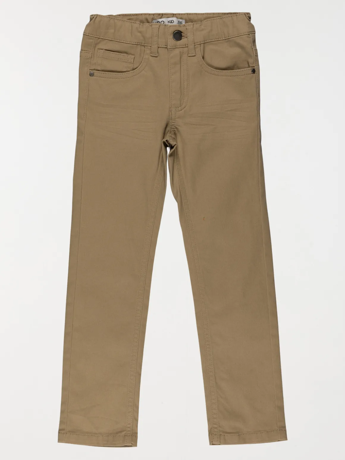 Pantalon slim lin grisé garçon (3-8A)