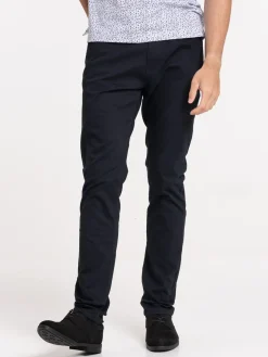 Pantalon slim noir homme