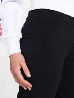 Pantalon sport basique noir femme