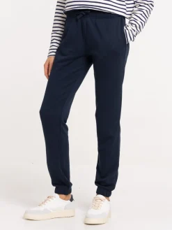 Pantalon sport marine navy femme