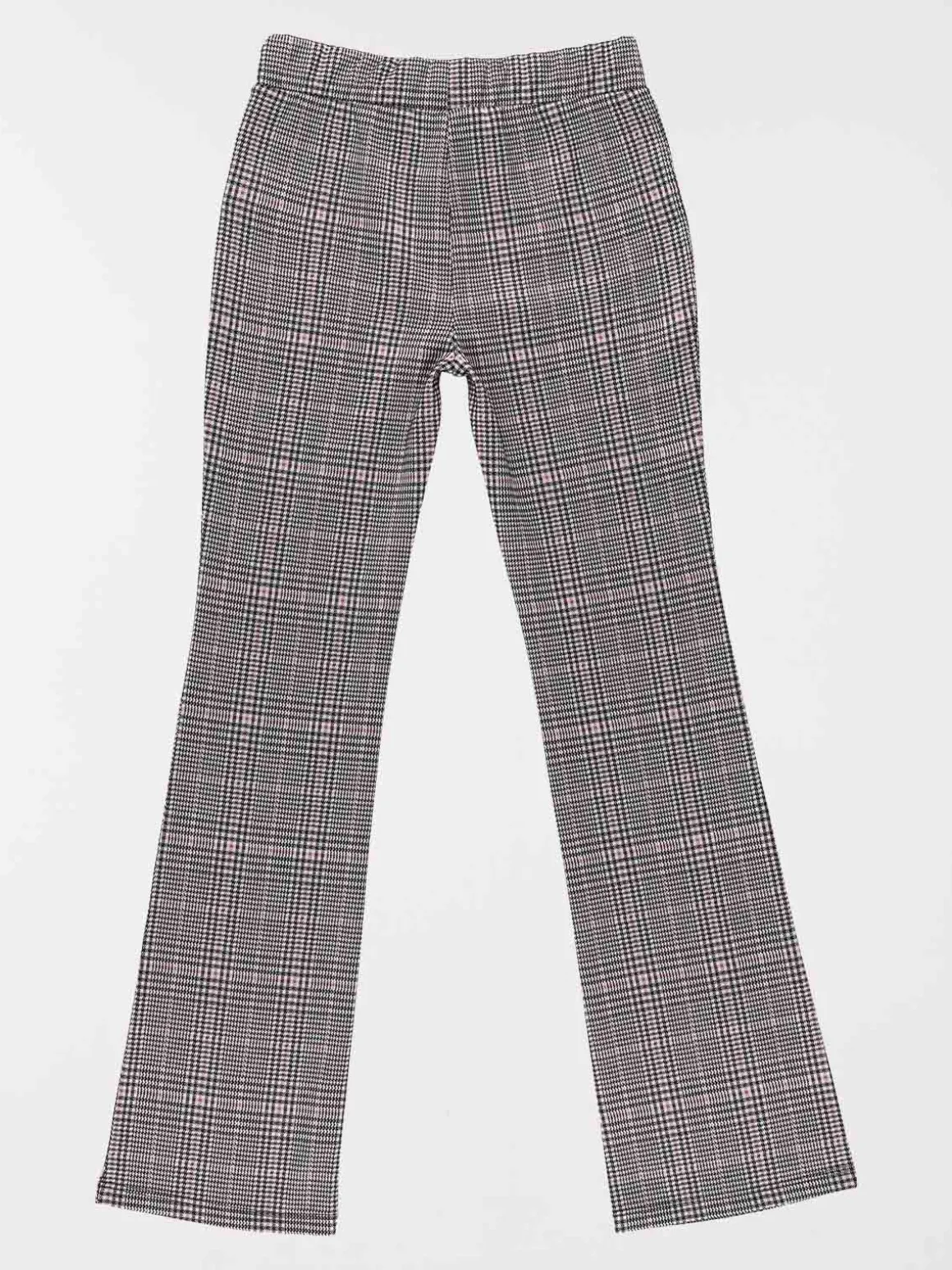 Pantalon évasé à carreaux fille (3-12A)