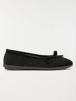 Pantoufle ballerine noir femme (36-42)