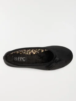Pantoufle ballerine noir femme (36-42)