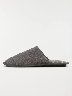 Pantoufle coloris gris homme (40-46)