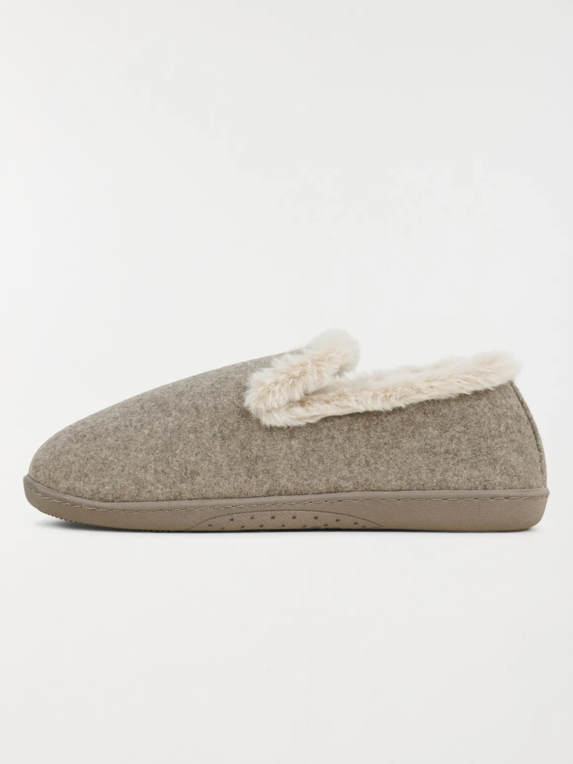 Pantoufle fourrée Isotoner femme (36-41)