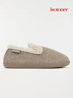 Pantoufle fourrée Isotoner femme (36-41)
