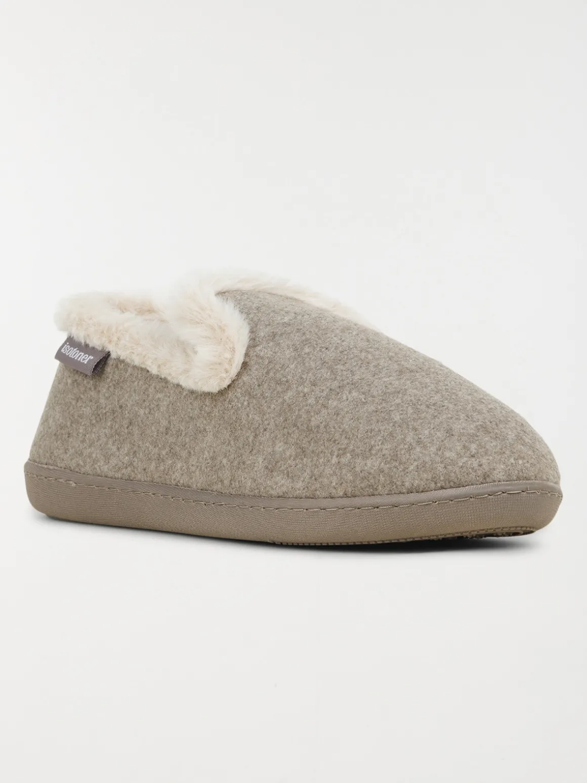 Pantoufle fourrée Isotoner femme (36-41)
