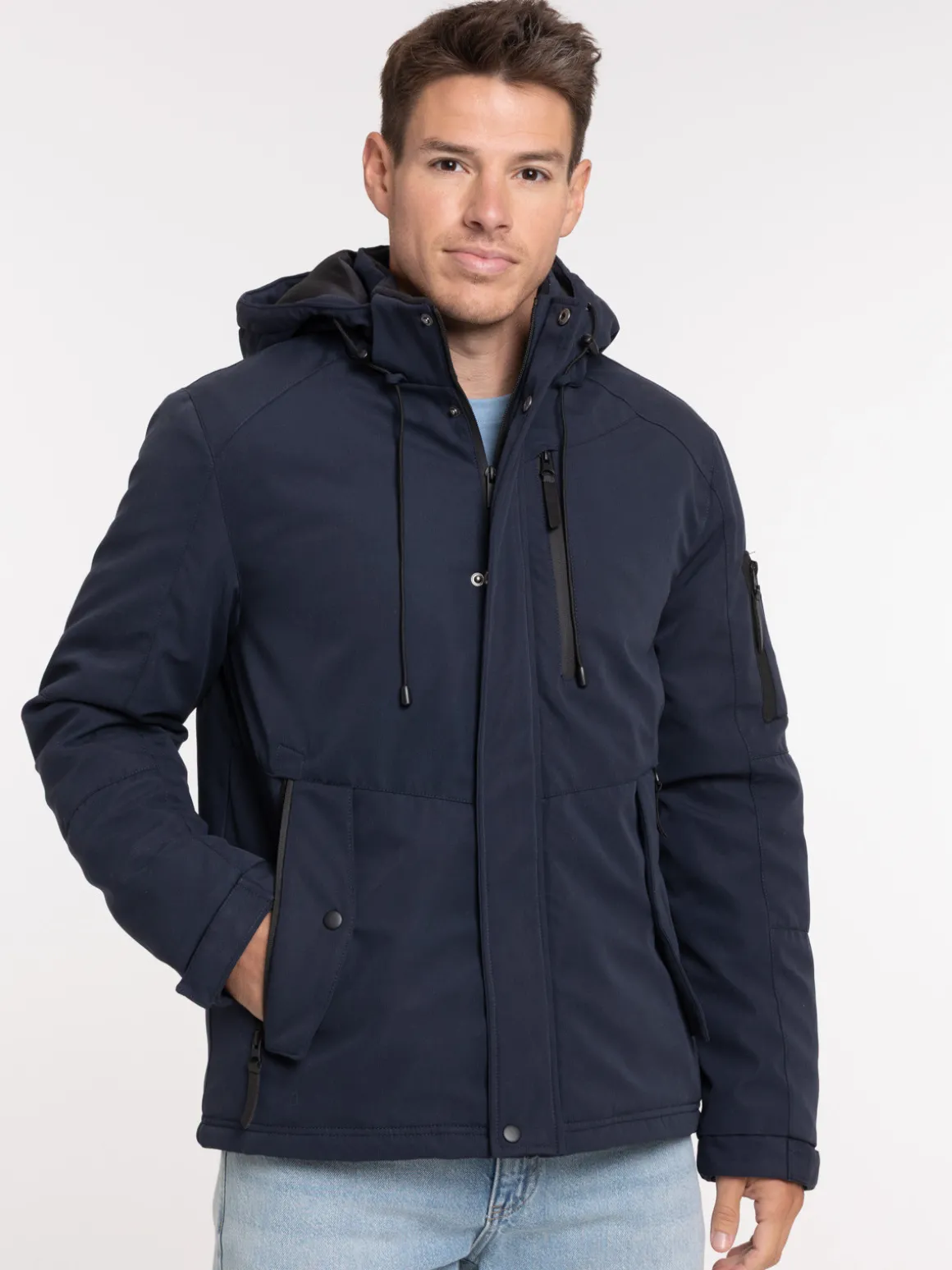 Parka à capuche horizon homme