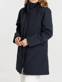 Parka capuche douce noire femme