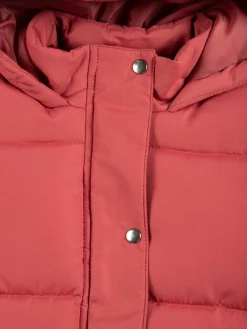 Parka capuche grenat fille (3-24M)