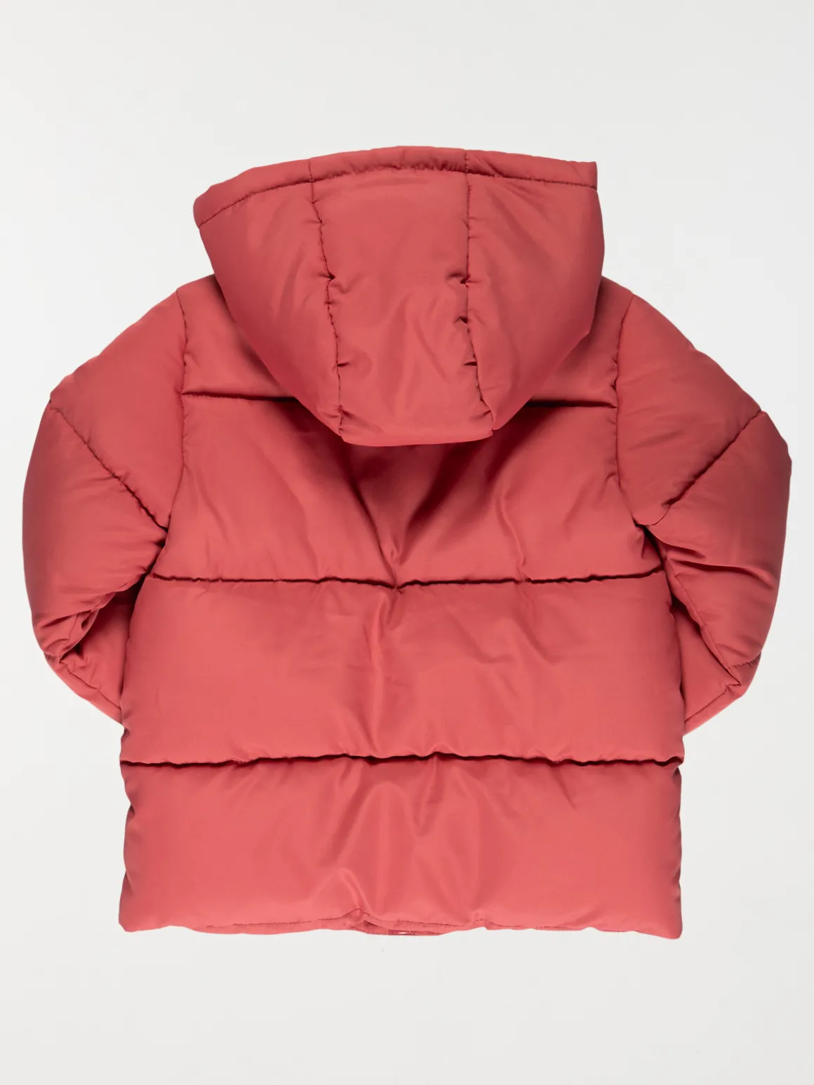Parka capuche grenat fille (3-24M)