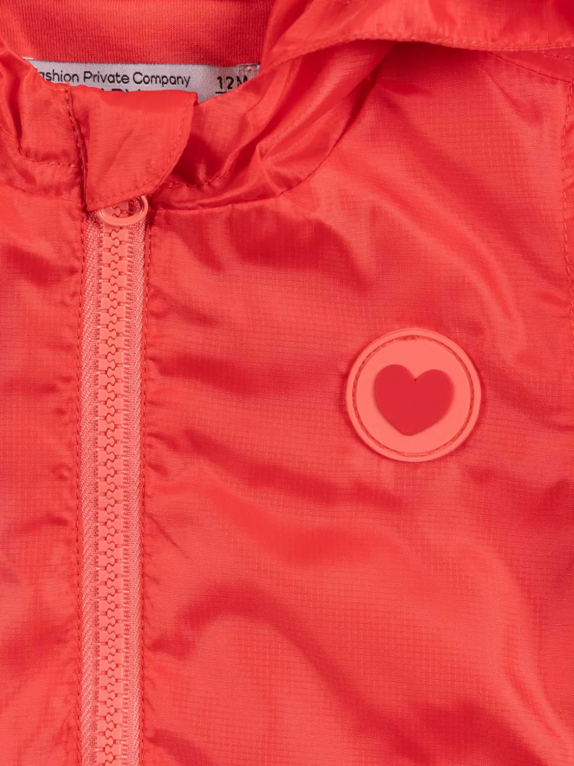 Parka capuche pastèque fille (6-24M)
