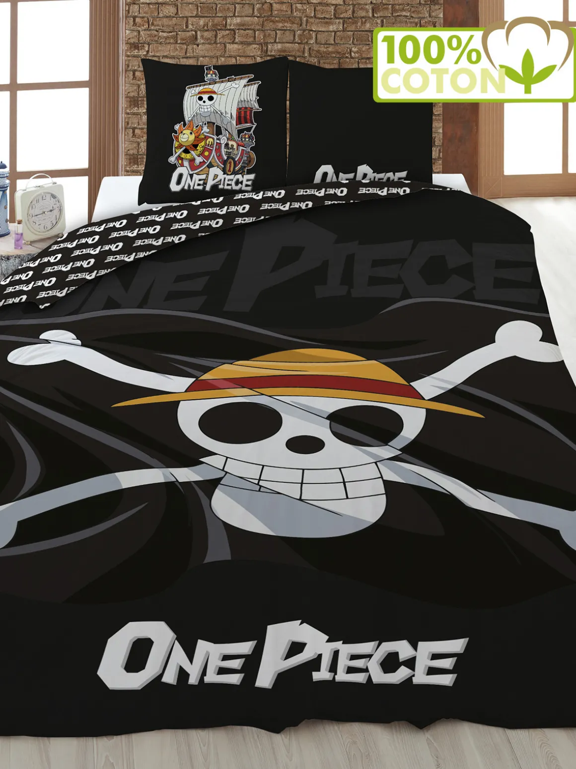 Parure ONE PIECE 1 personne 140x200 cm