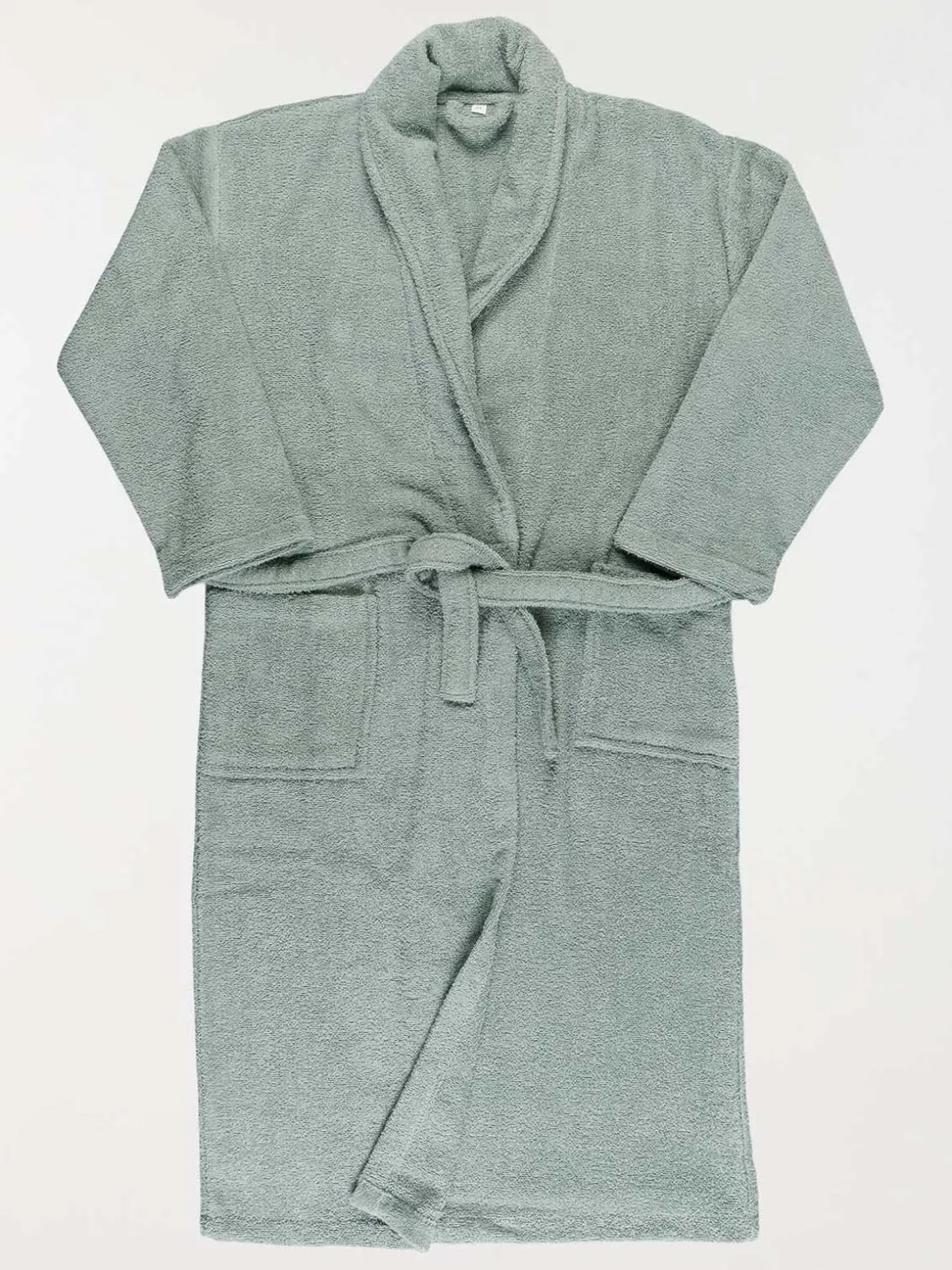 Peignoir adulte sauge