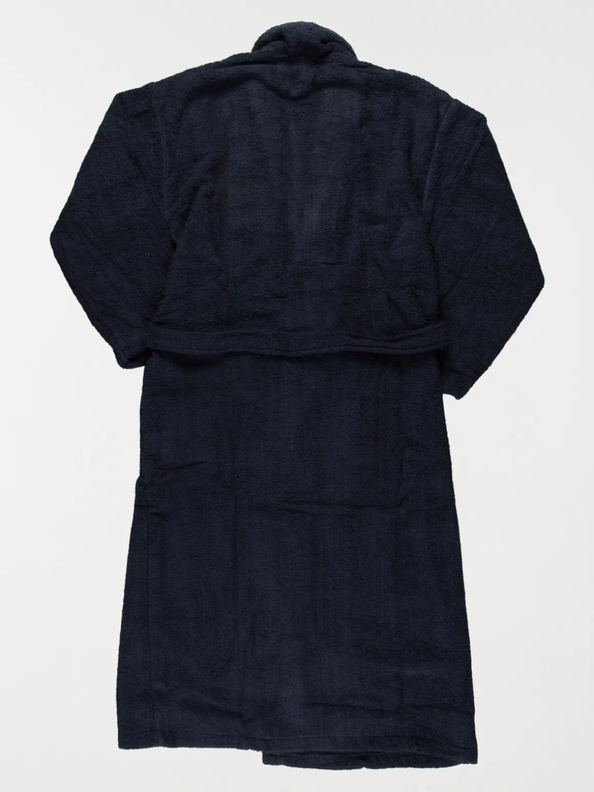 Peignoir de bain bleu nuit adulte