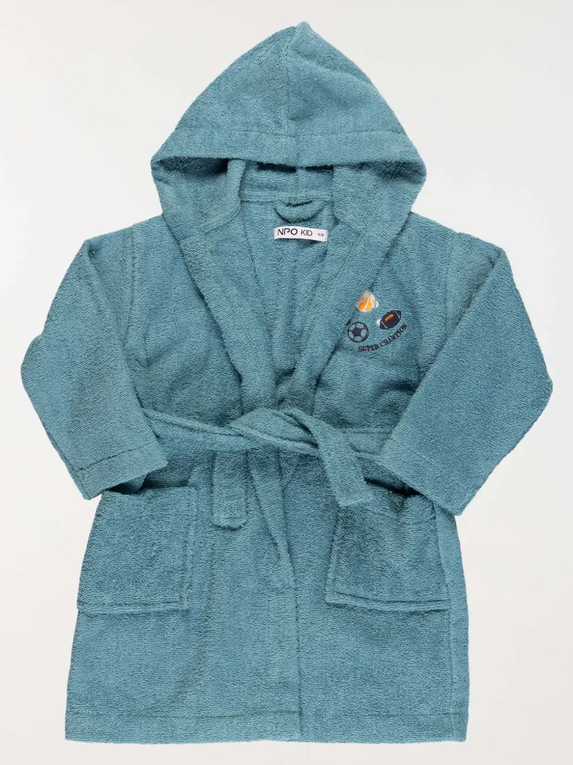 Peignoir enfant garçon super champion