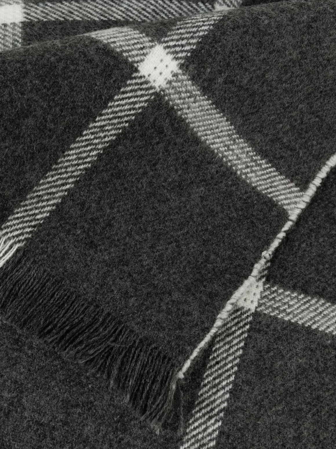 Plaid gris anthracite 130 x 160 cm