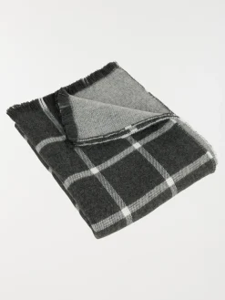 Plaid gris anthracite 130 x 160 cm