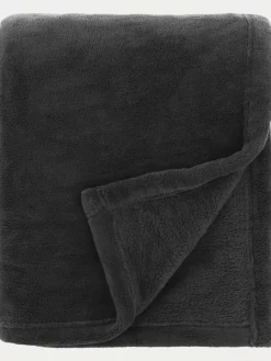 Plaid gris anthracite 130 x 170 cm