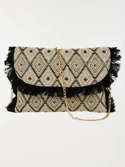 Pochette bohème à franges femme