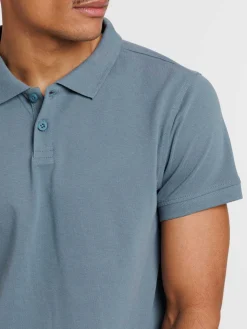 Polo basique coloris thunder homme