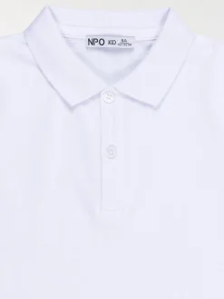 Polo blanc garçon (3-12A)
