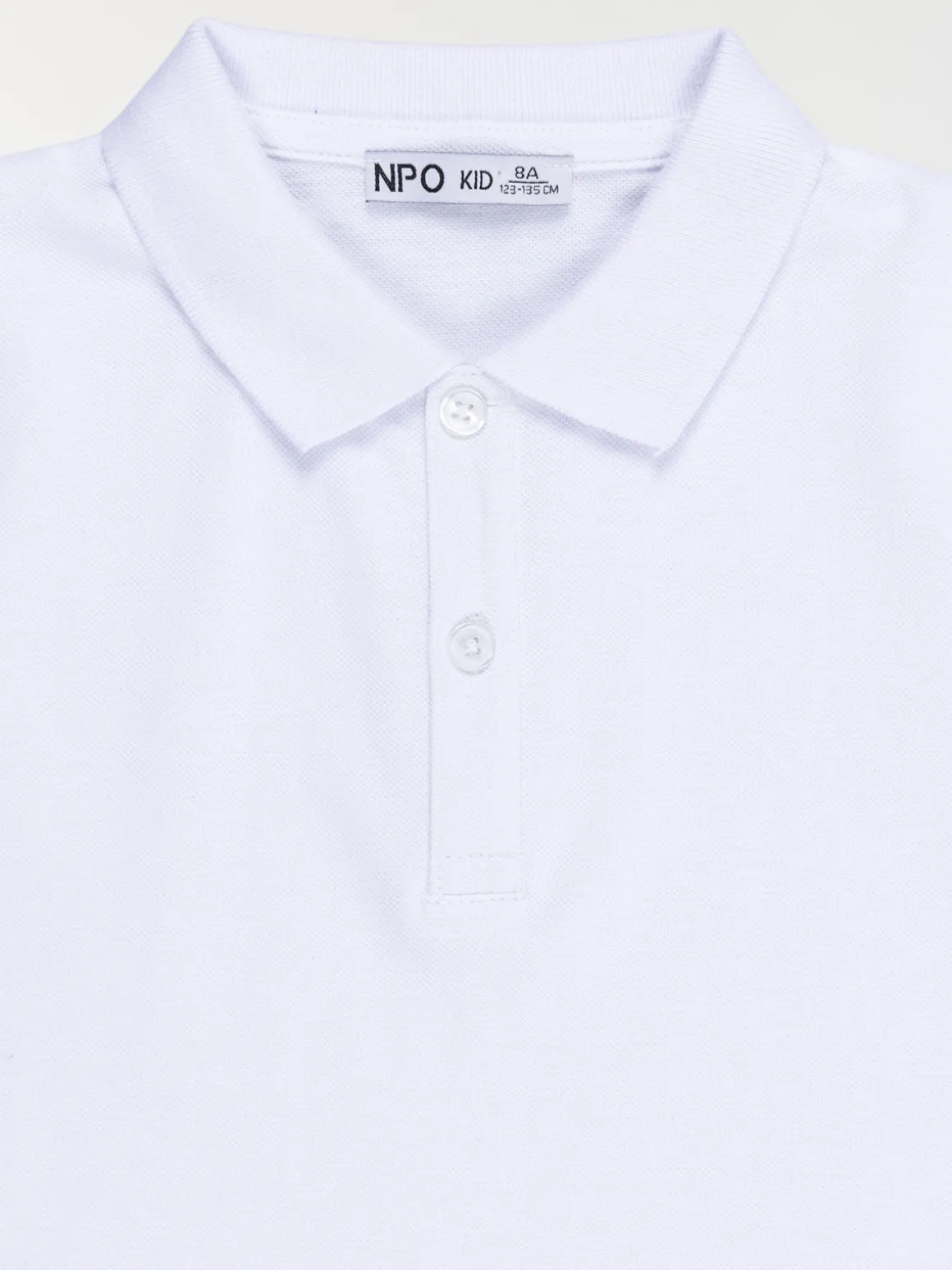 Polo blanc garçon (3-12A)