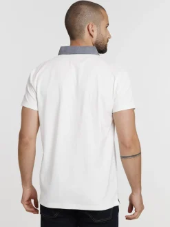 Polo col contrasté homme