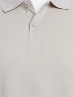 Polo coloris blond grande taille homme