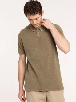 Polo coloris earth homme