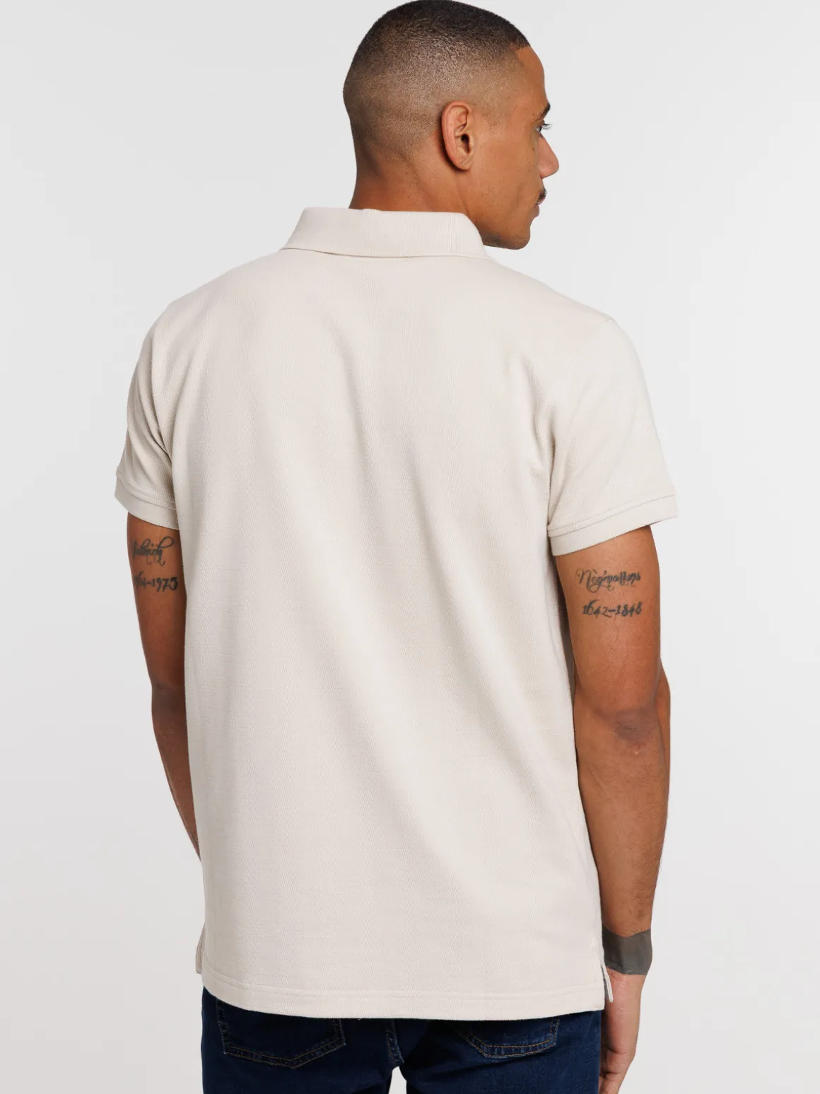 Polo coloris lin homme