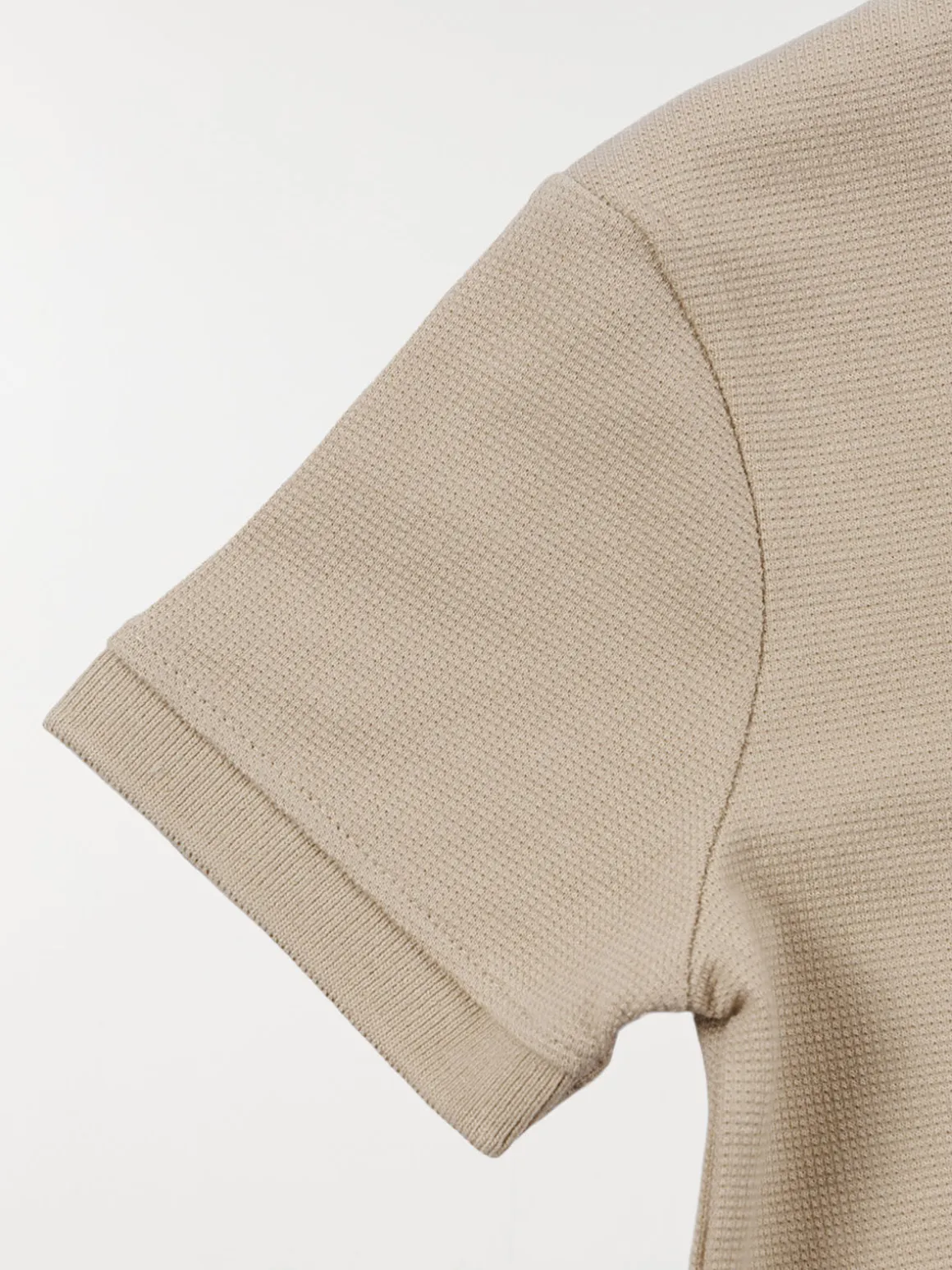Polo coloris sable garçon (3-12A)