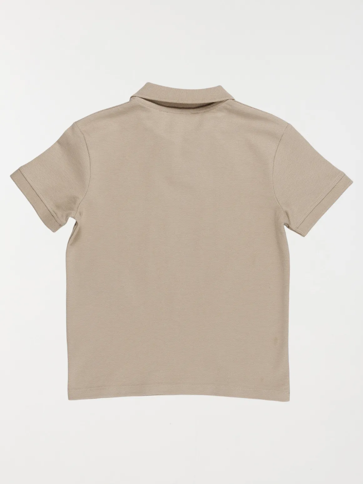 Polo coloris sable garçon (3-12A)