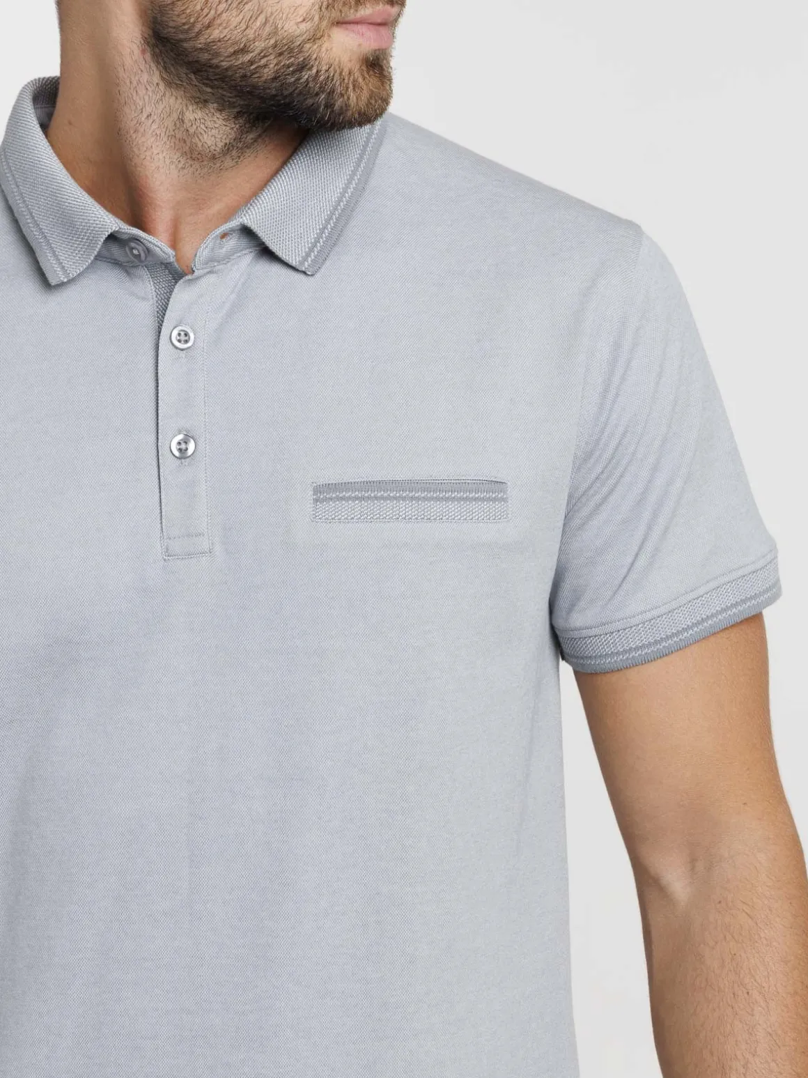 Polo homme coloris antic