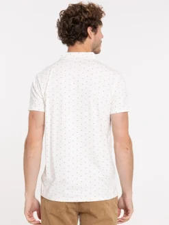 Polo imprimé 100% coton homme