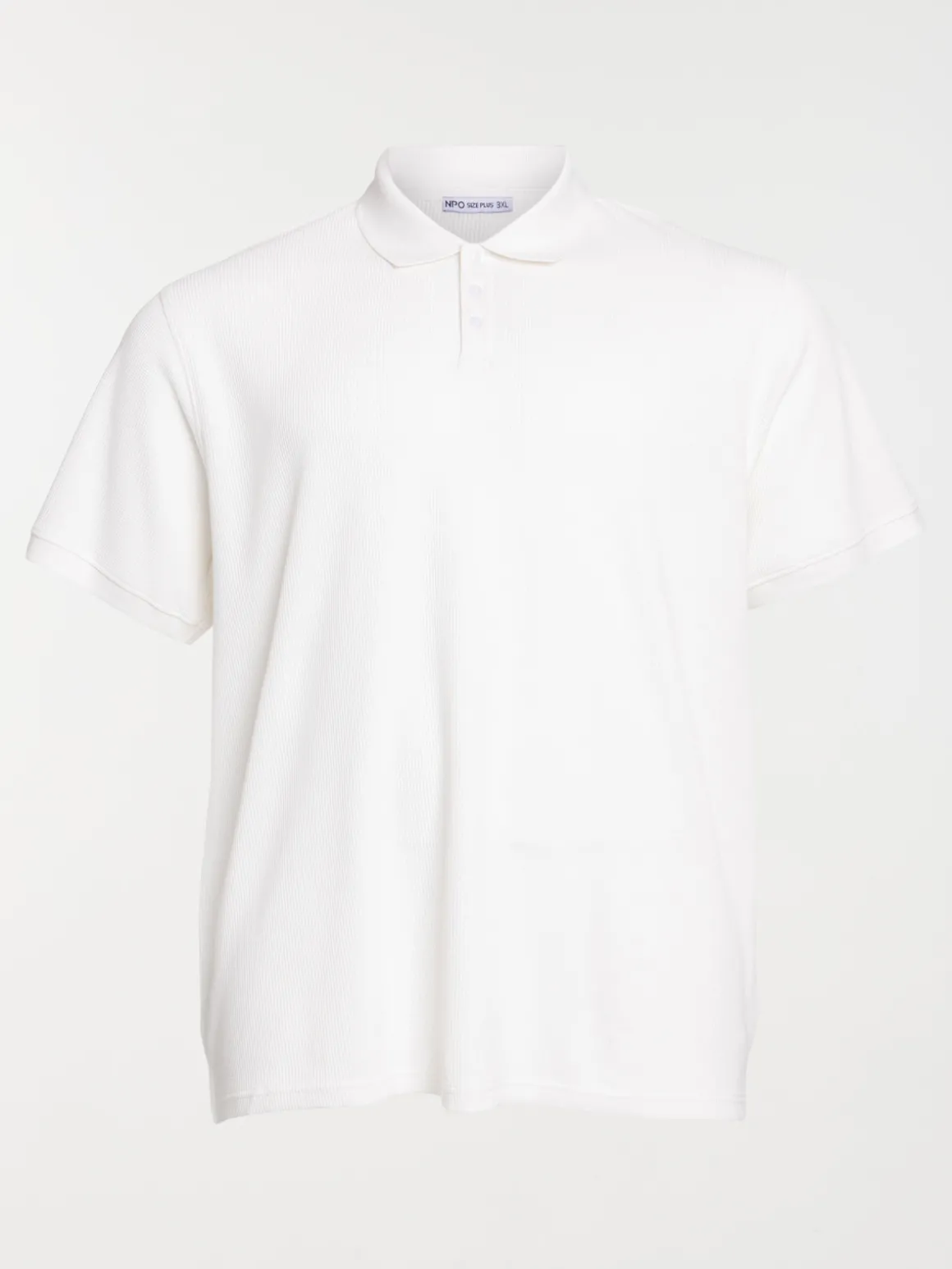 Polo manches courtes homme grande taille