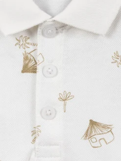 Polo motif chameau garçon (6-36M)