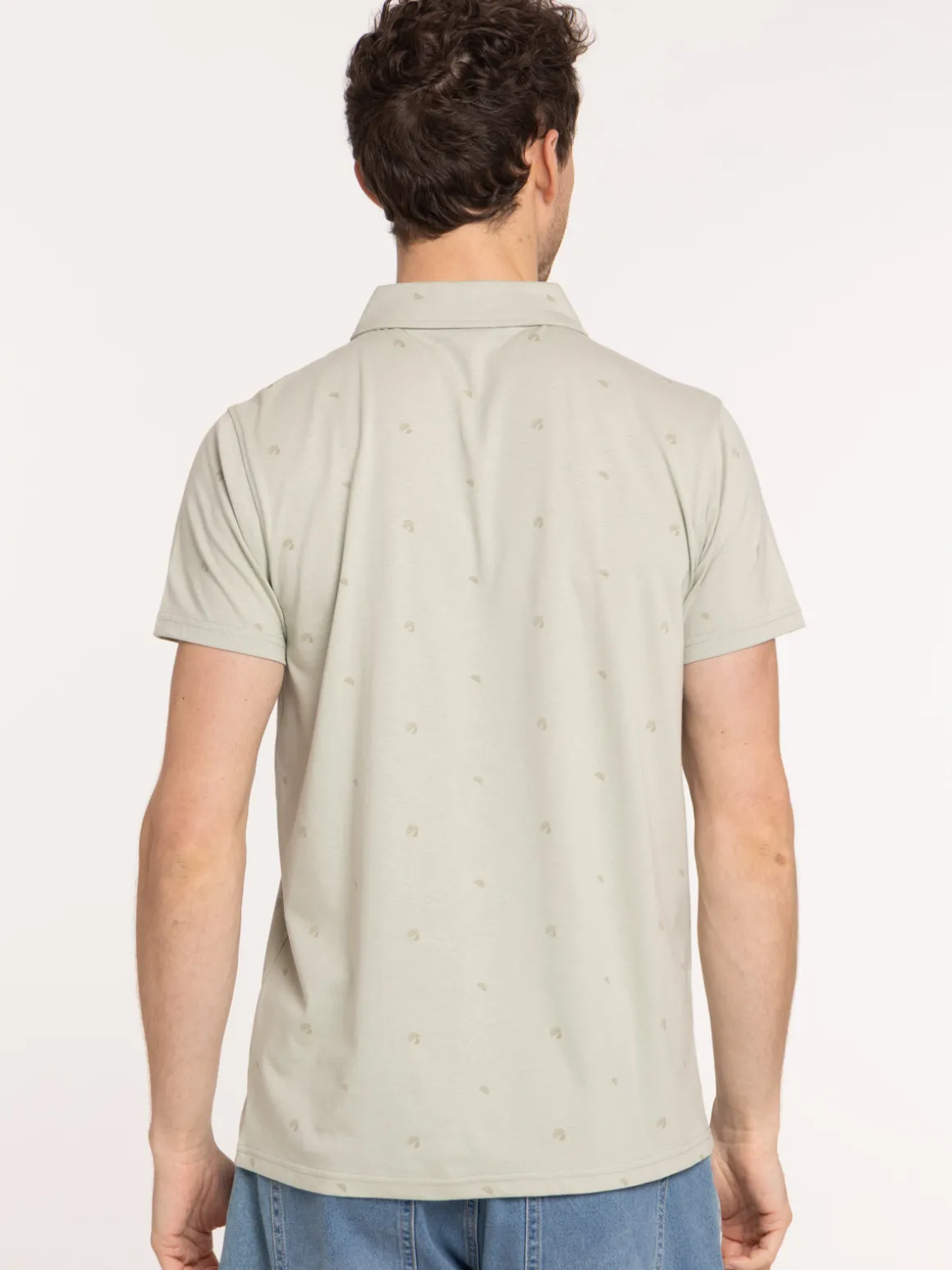 Polo sauge imprimé homme