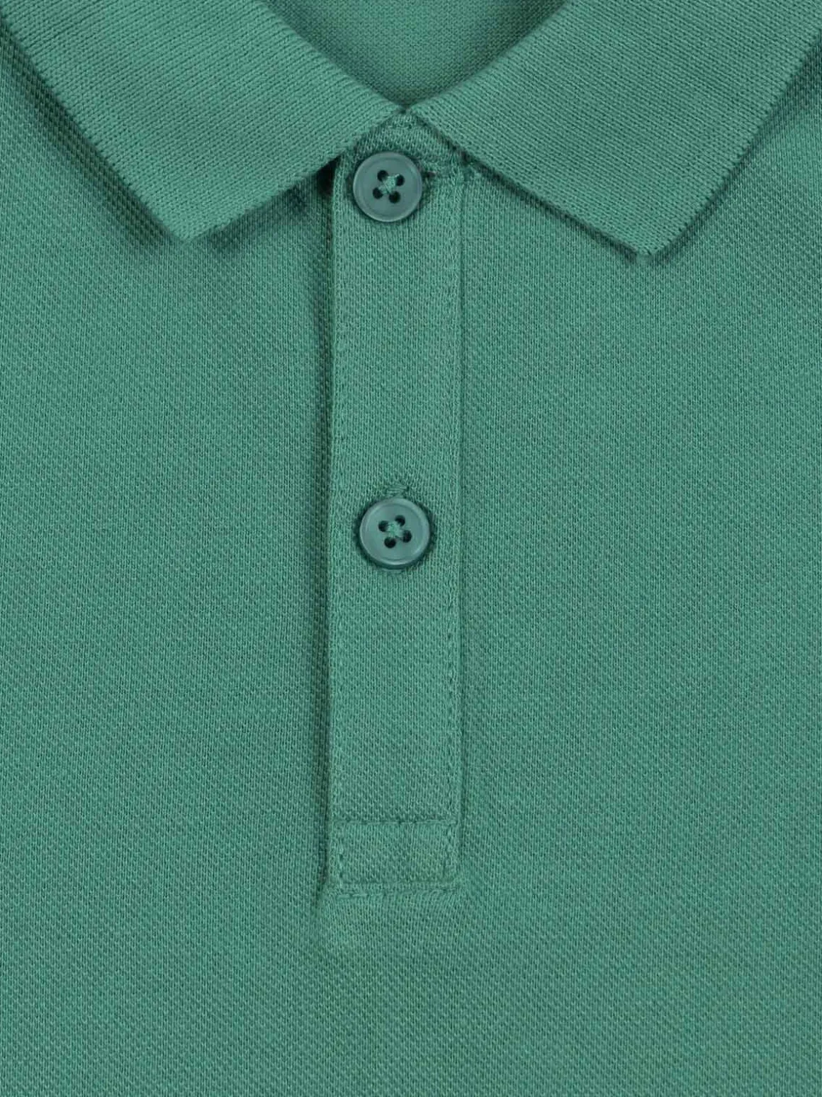 Polo uni coloris menthe garçon (3-12A)