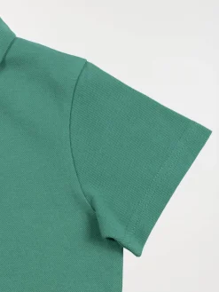 Polo uni coloris menthe garçon (3-12A)