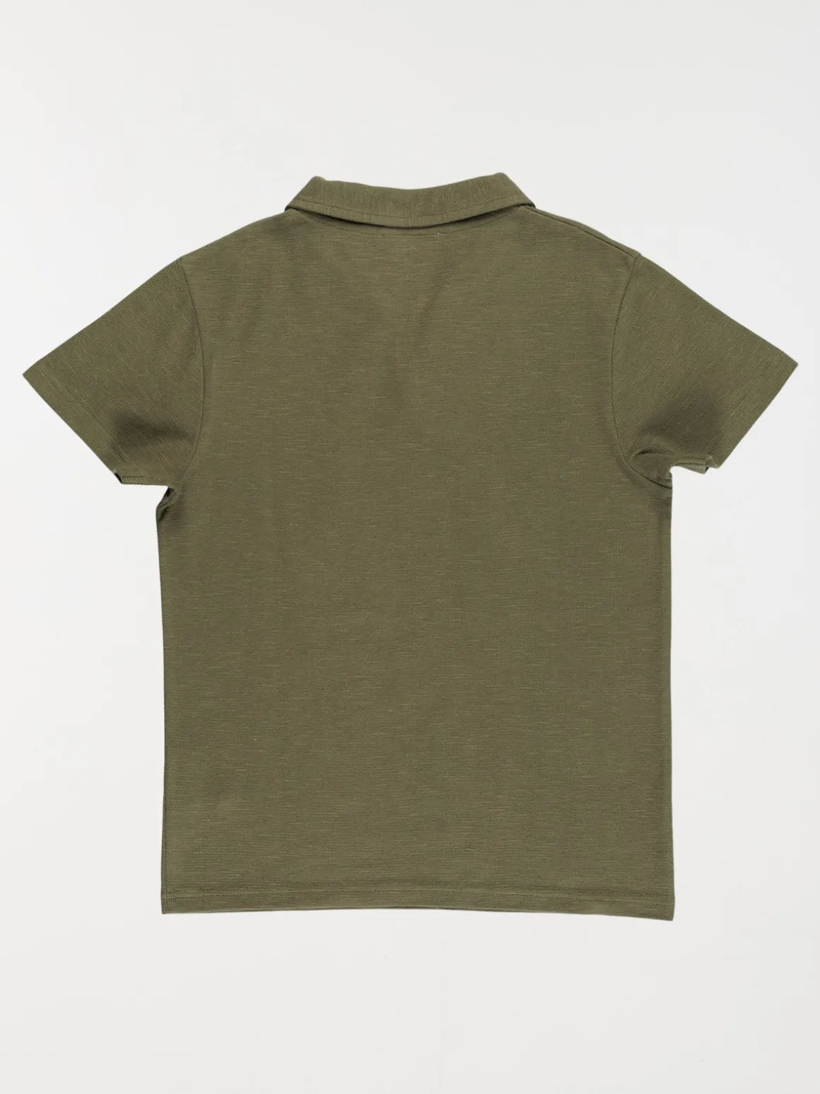 Polo vert olivine garçon (XXS-M)