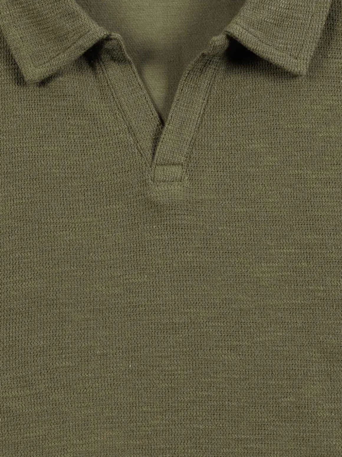 Polo vert olivine garçon (XXS-M)