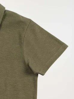 Polo vert olivine garçon (XXS-M)